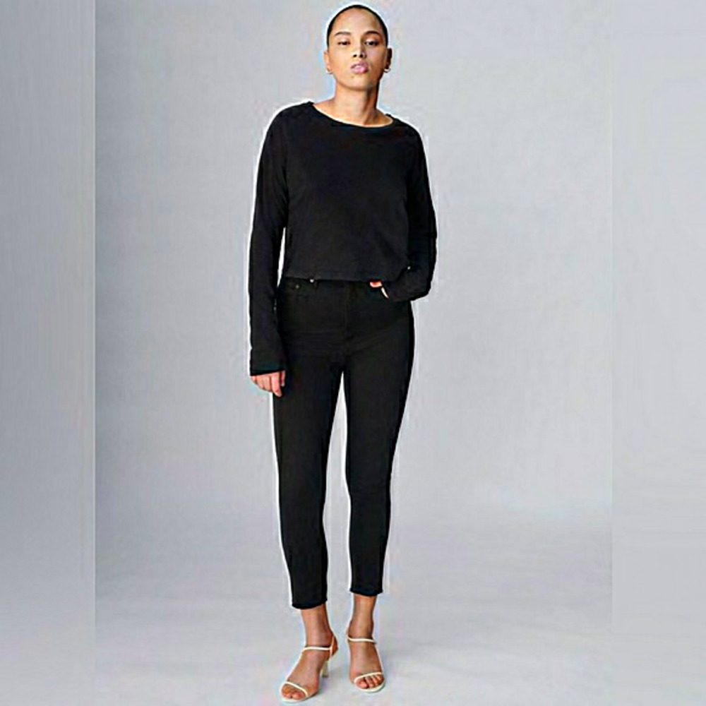 Denim Forum Lola High Rise Skinny Crop -‎ size 28